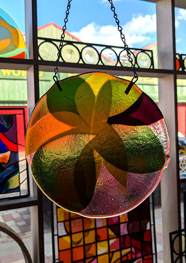 Introduction to Fused Glass workshop: Window catcher